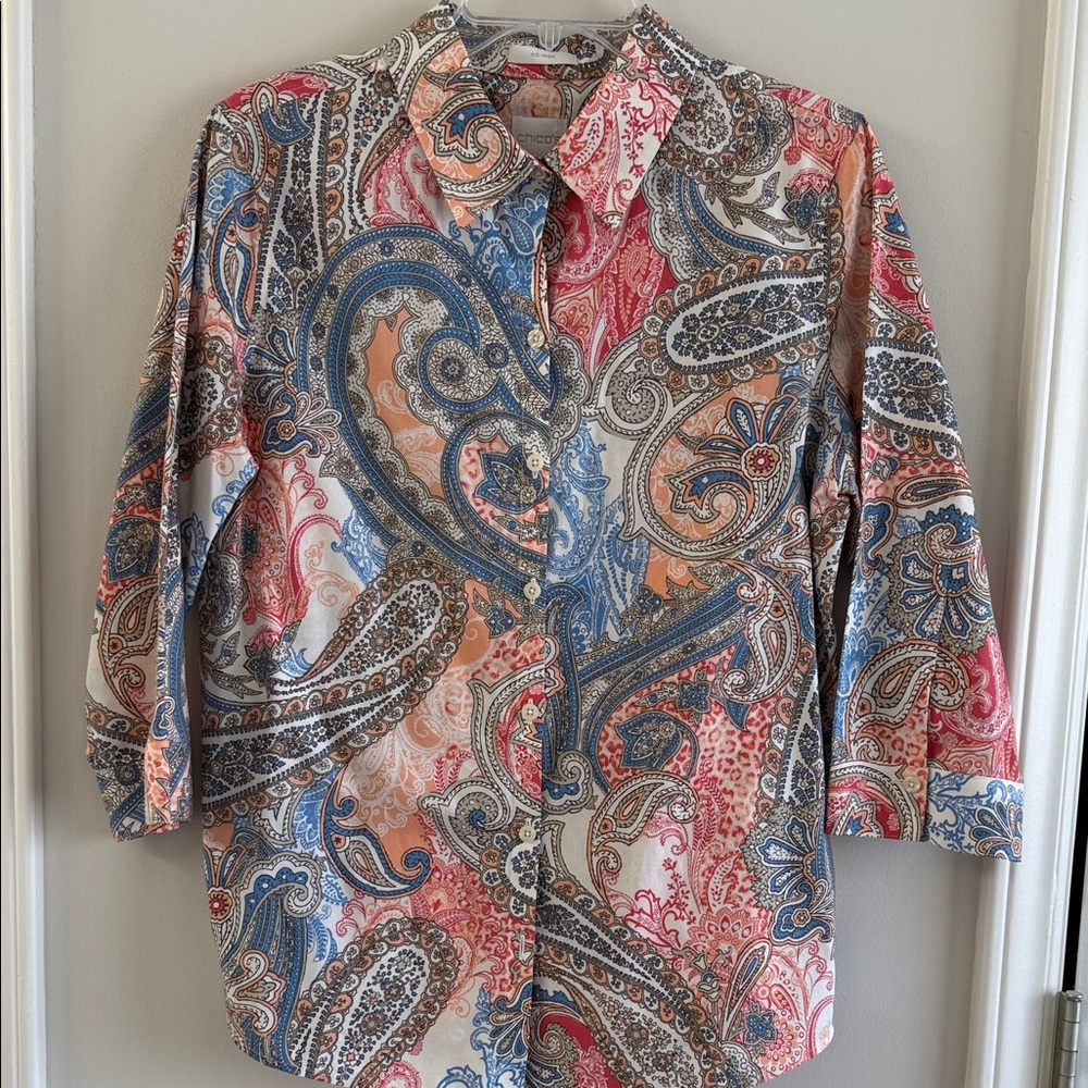 Chico's Multicolor Paisley Men's Shirt